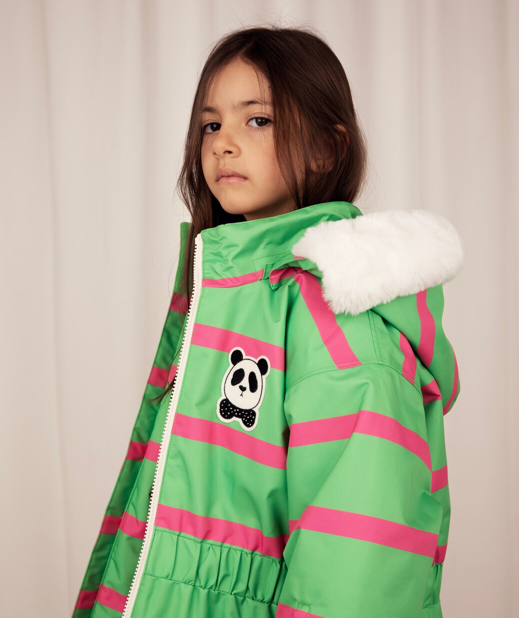 Striped ski jacket | Mini Rodini
