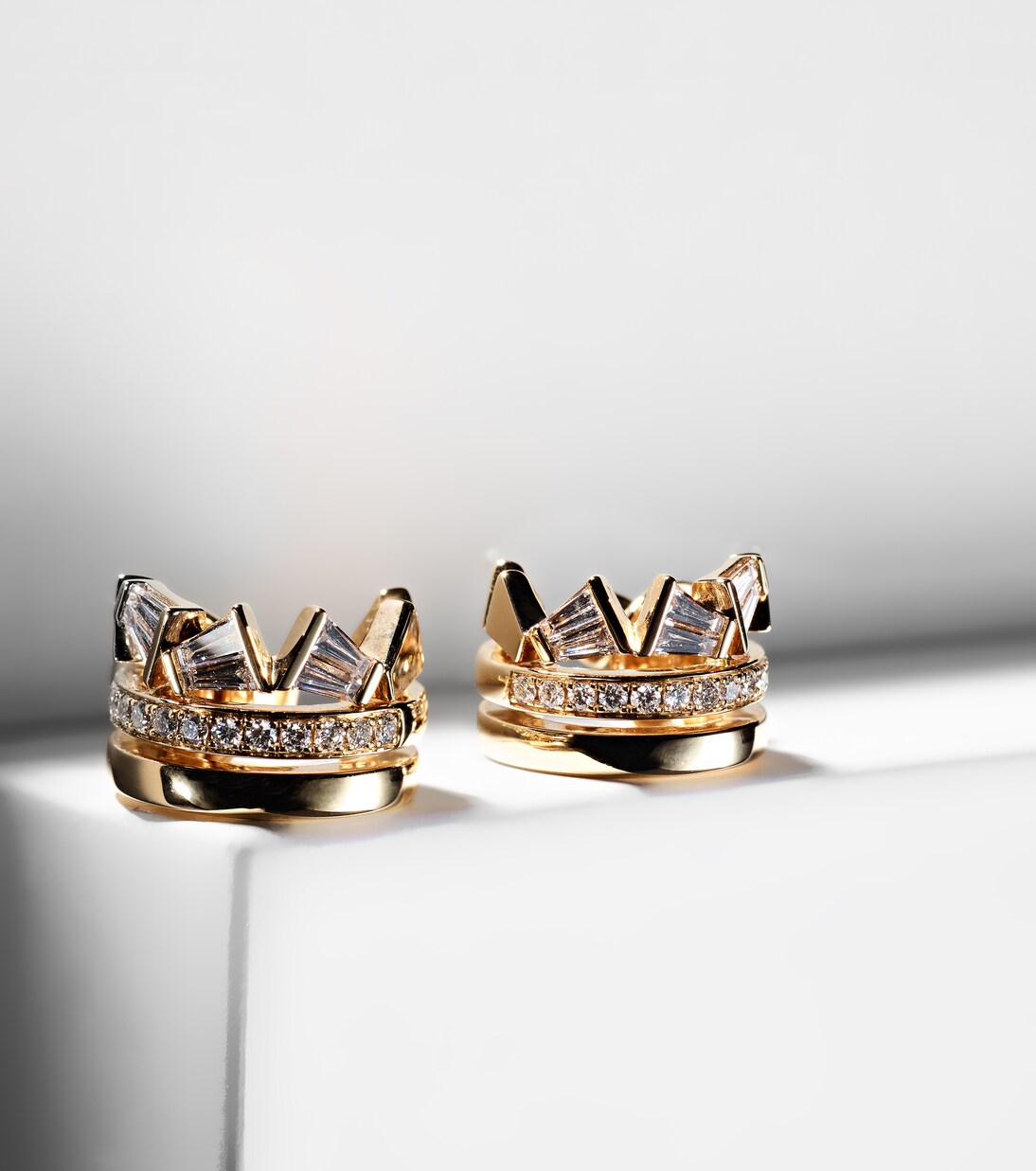 Boucles d'oreilles en or 18 ct et diamants | Bucherer Fine Jewellery