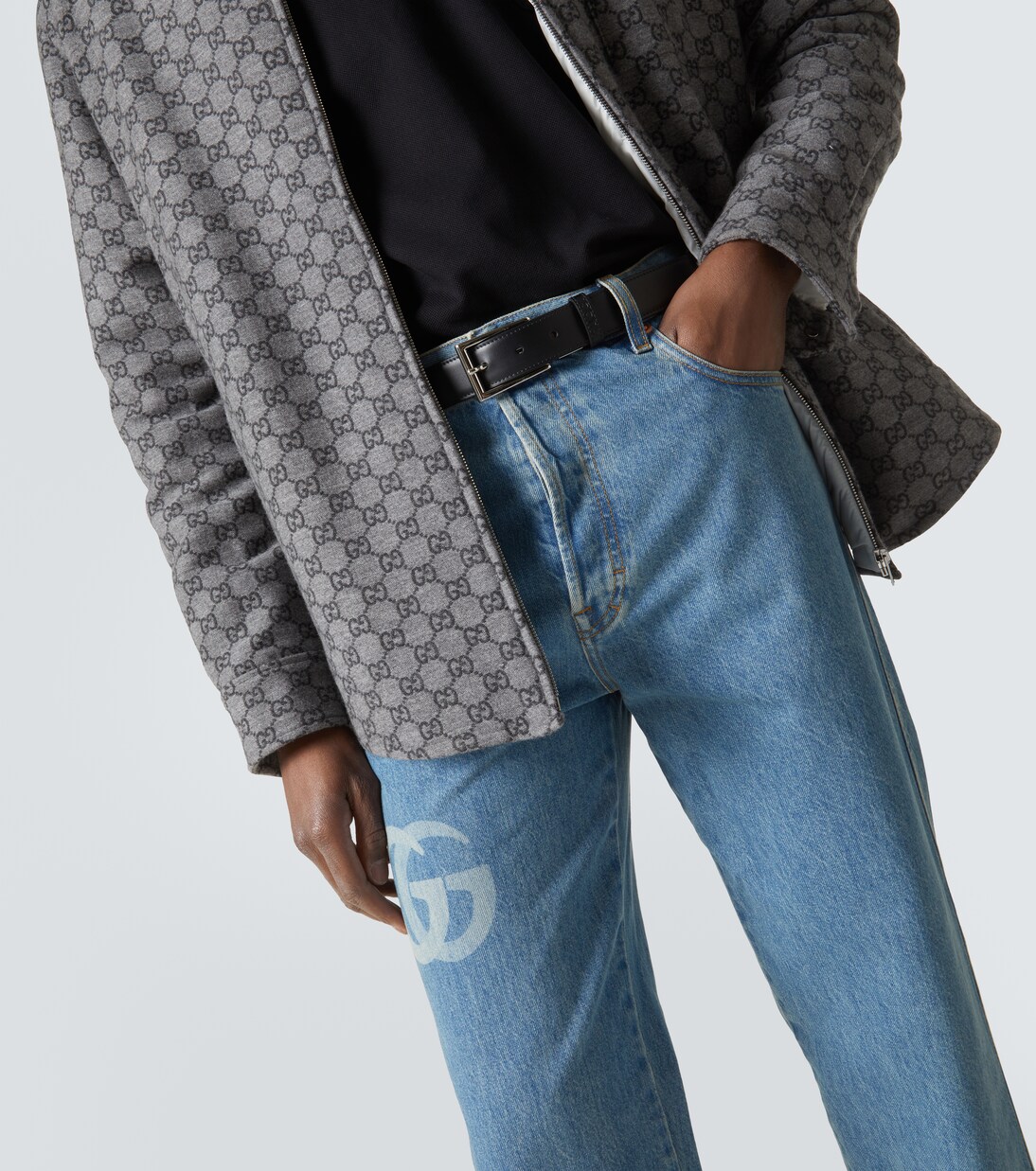 Cinturón reversible de piel | Gucci