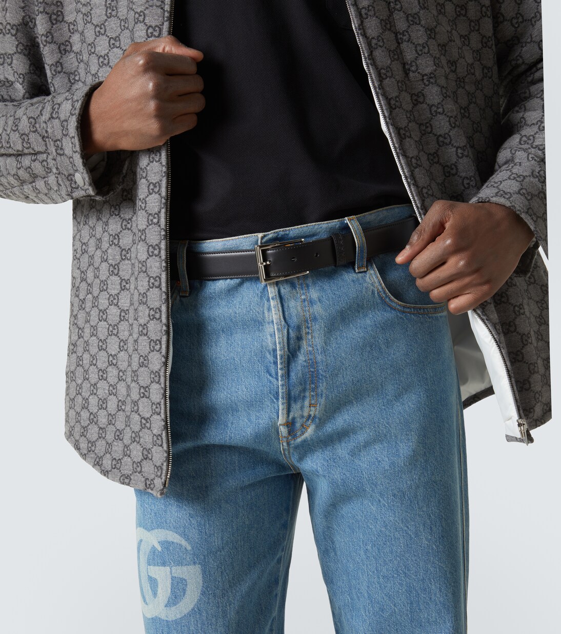 Cinturón reversible de piel | Gucci