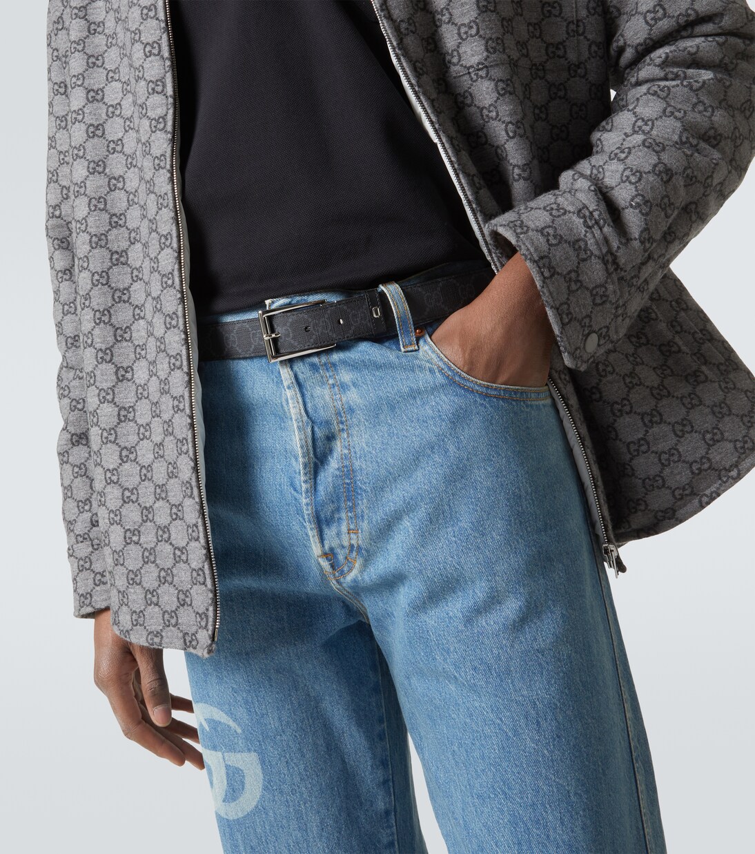 Cinturón reversible de piel | Gucci