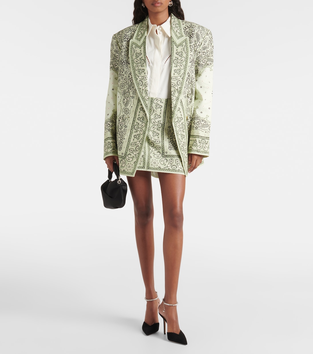 Bedruckter Blazer Matchmaker aus Leinen | Zimmermann
