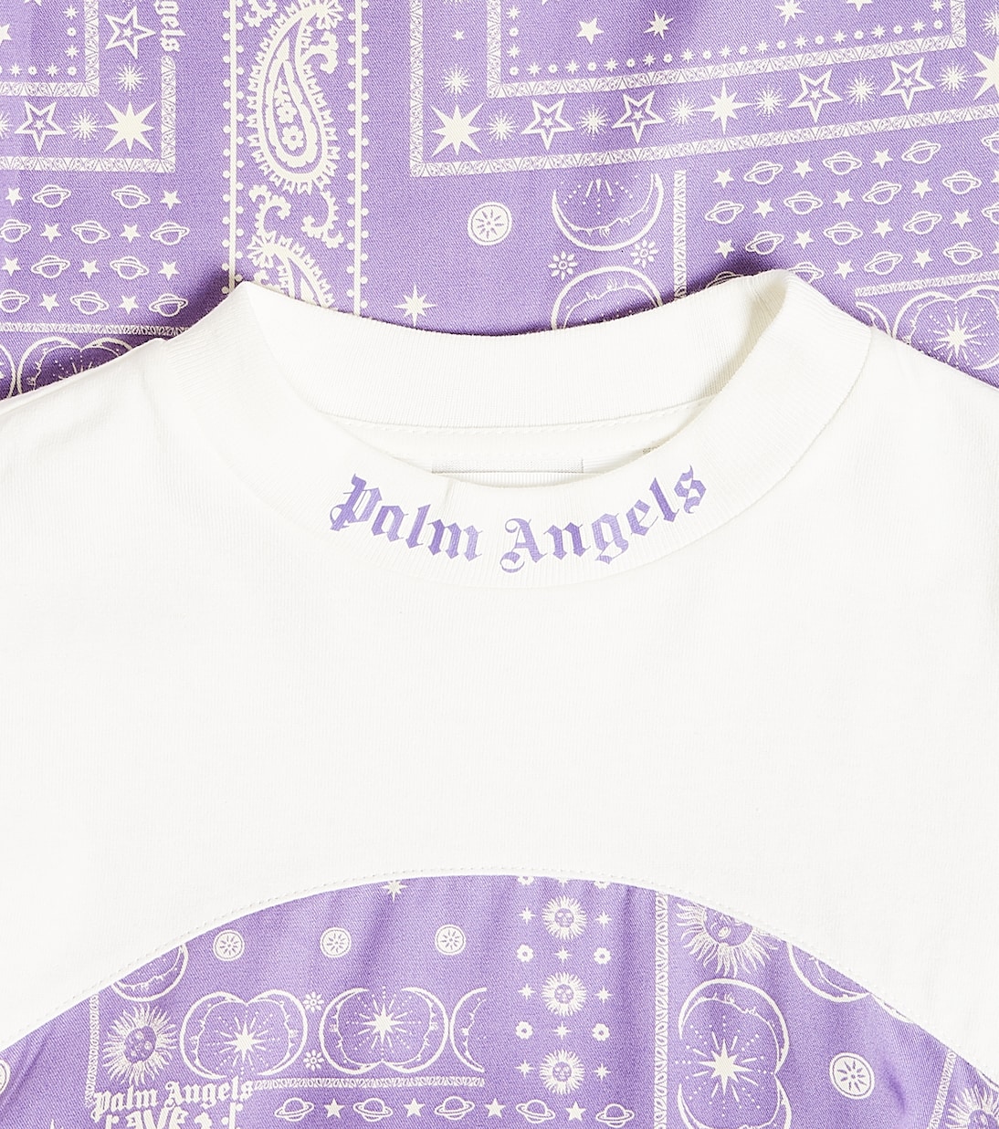 Astro Paisley cotton dress | Palm Angels Kids