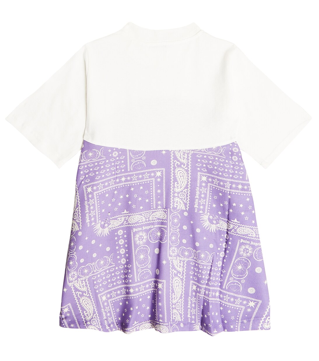 Astro Paisley cotton dress | Palm Angels Kids