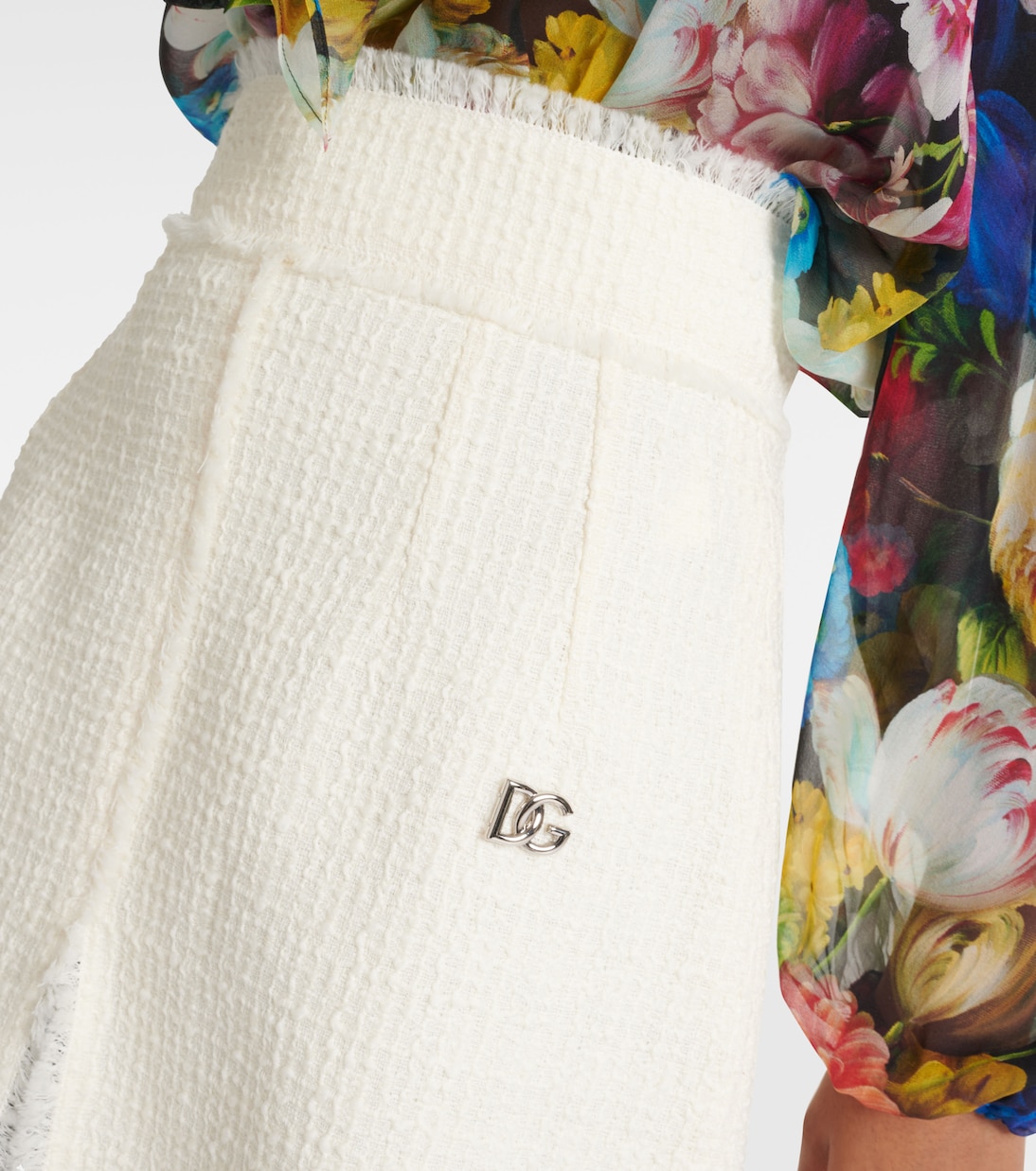 Midirock aus Tweed | Dolce&Gabbana