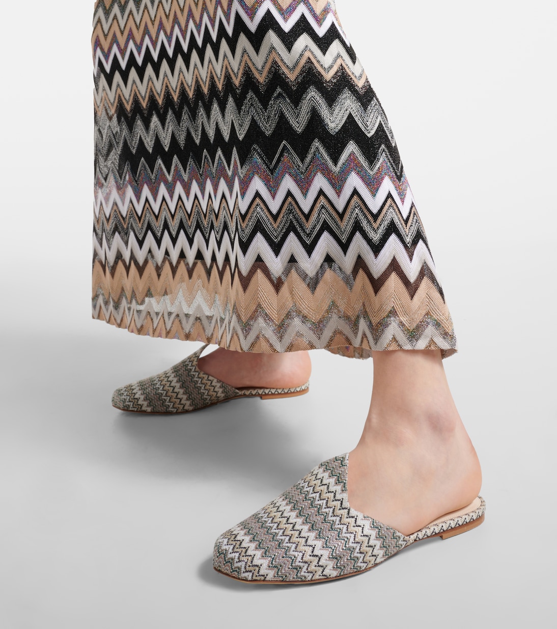 Slippers in canvas a zig-zag | Missoni