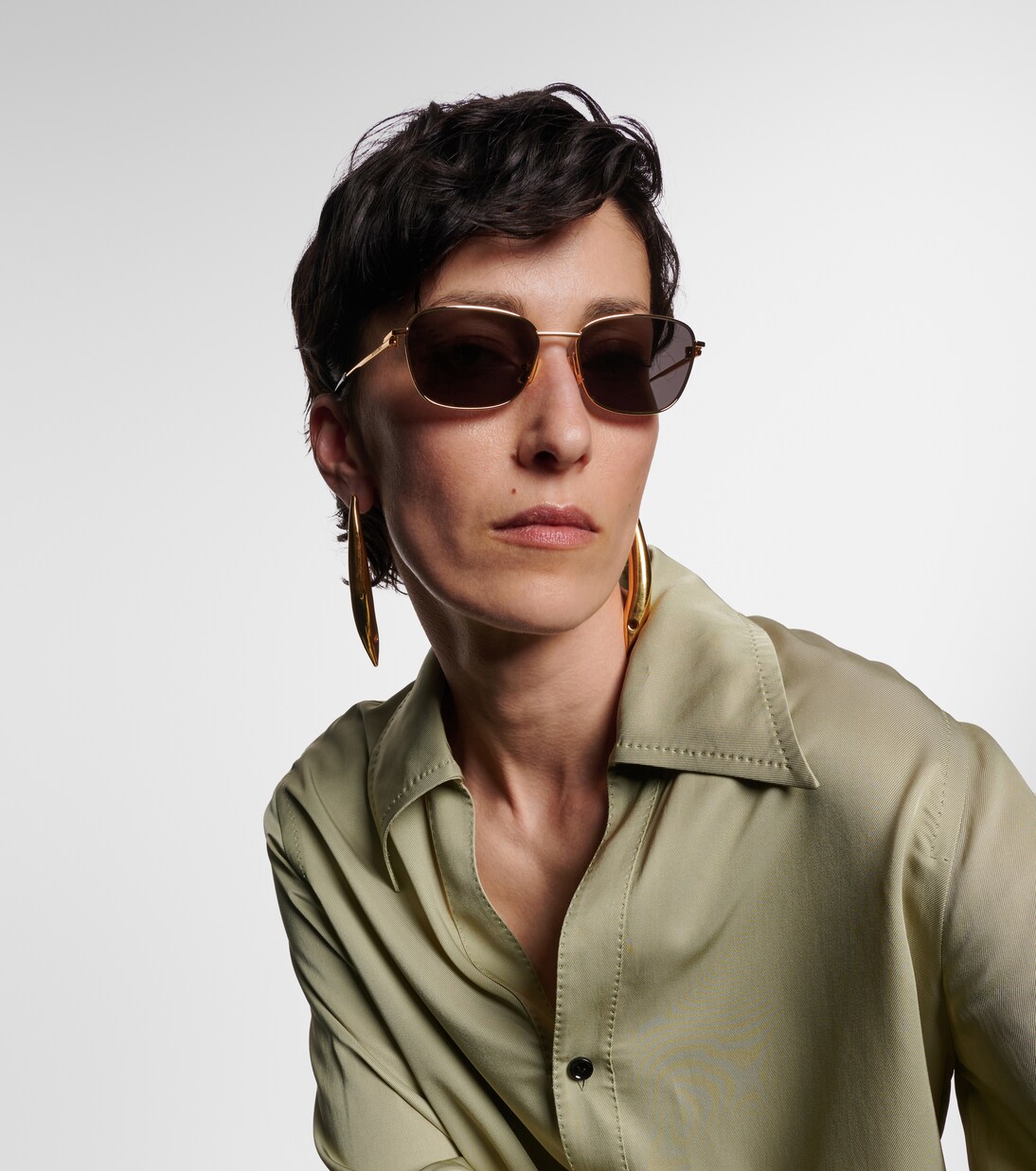 Rectangular sunglasses | Bottega Veneta