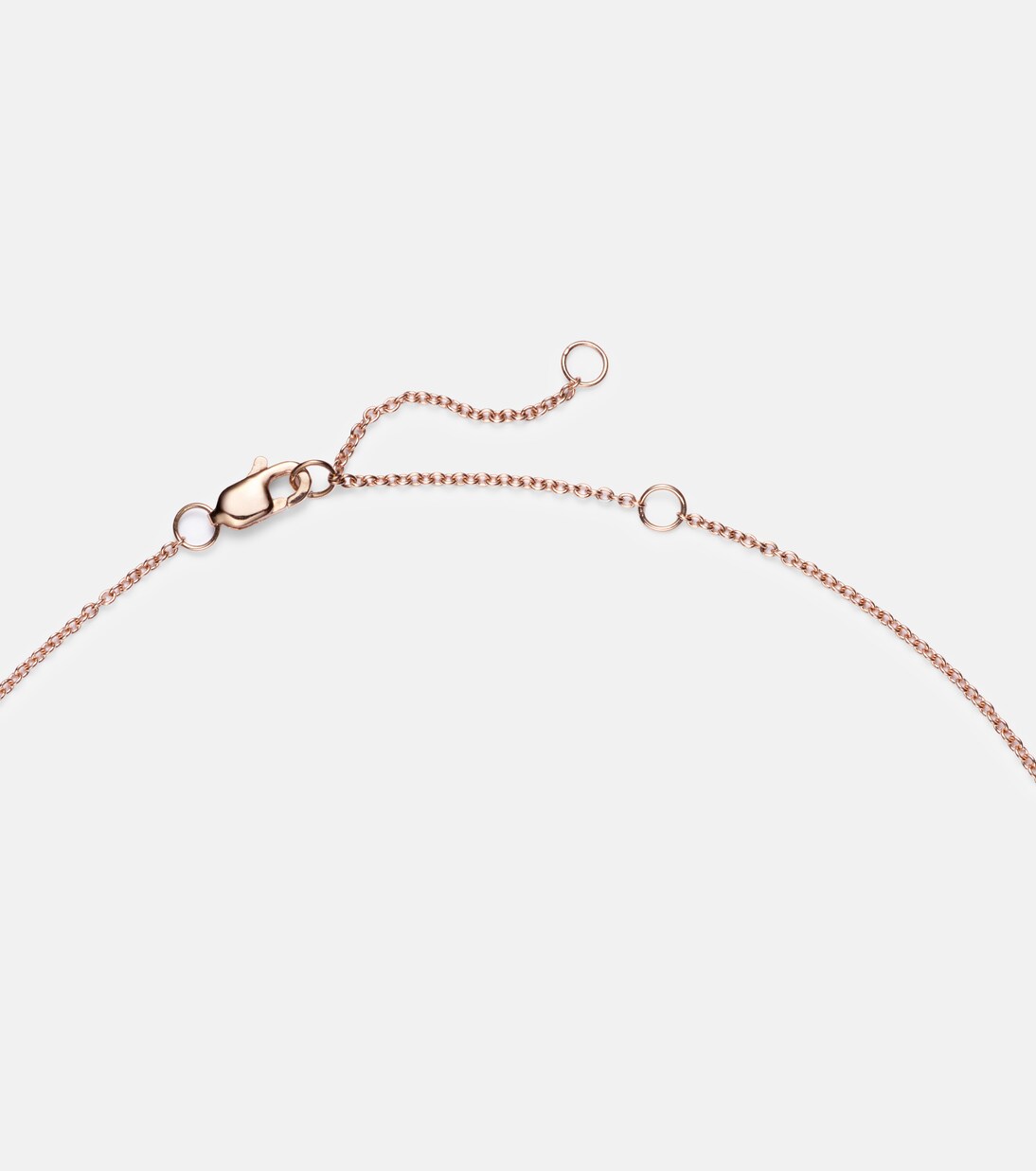 Collana Scarlett Kiss in oro rosa 14kt con zaffiri rosa | Roxanne First