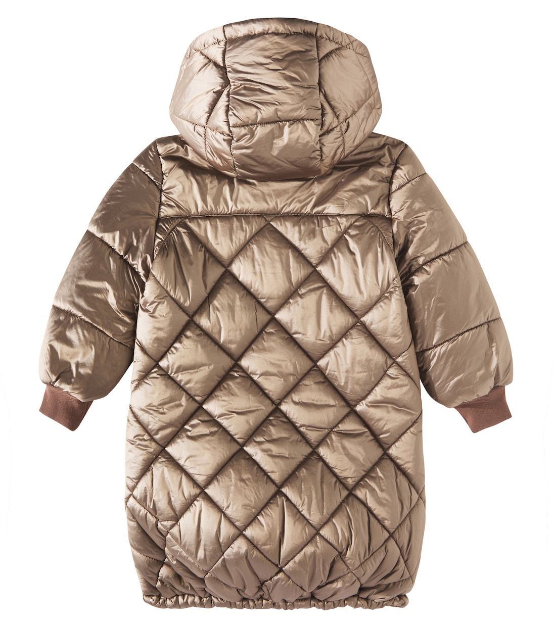 Quilted hooded coat | Monnalisa