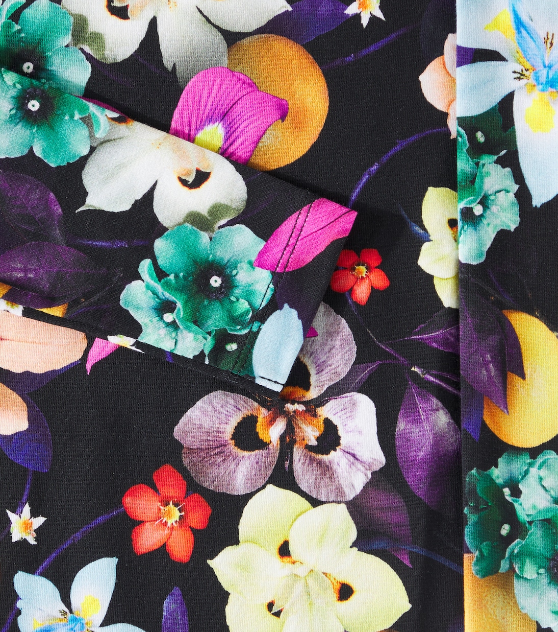 Rose floral cotton-blend top | Molo