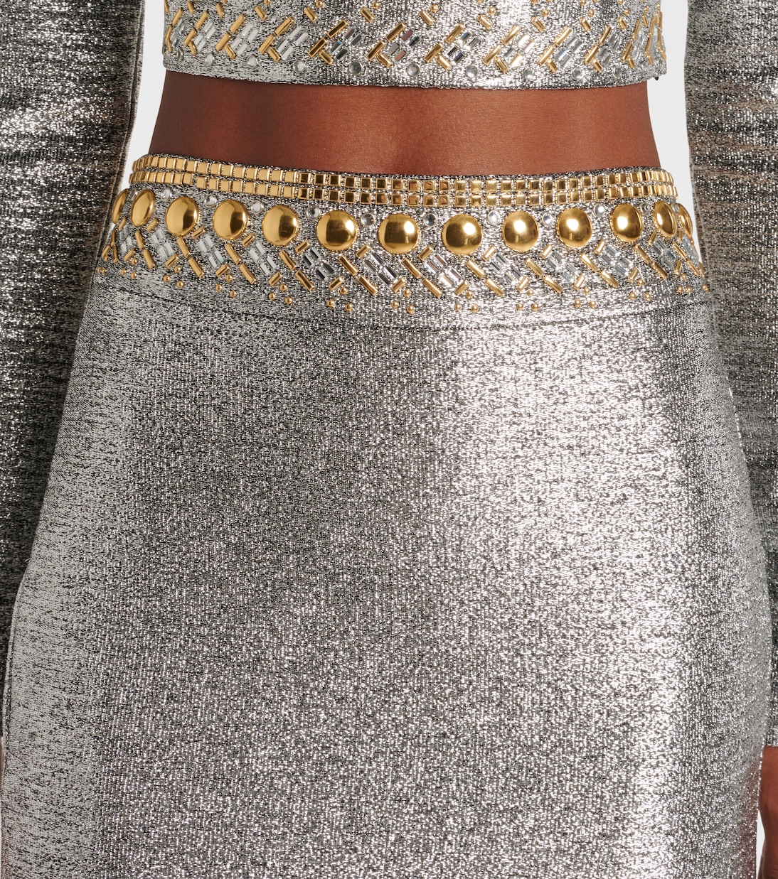 Verzierter Maxirock | Rabanne