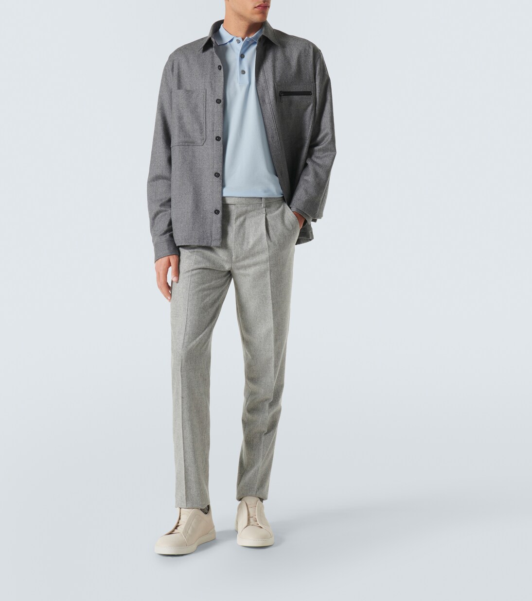 Polohemd aus einem Baumwollgemisch | Zegna