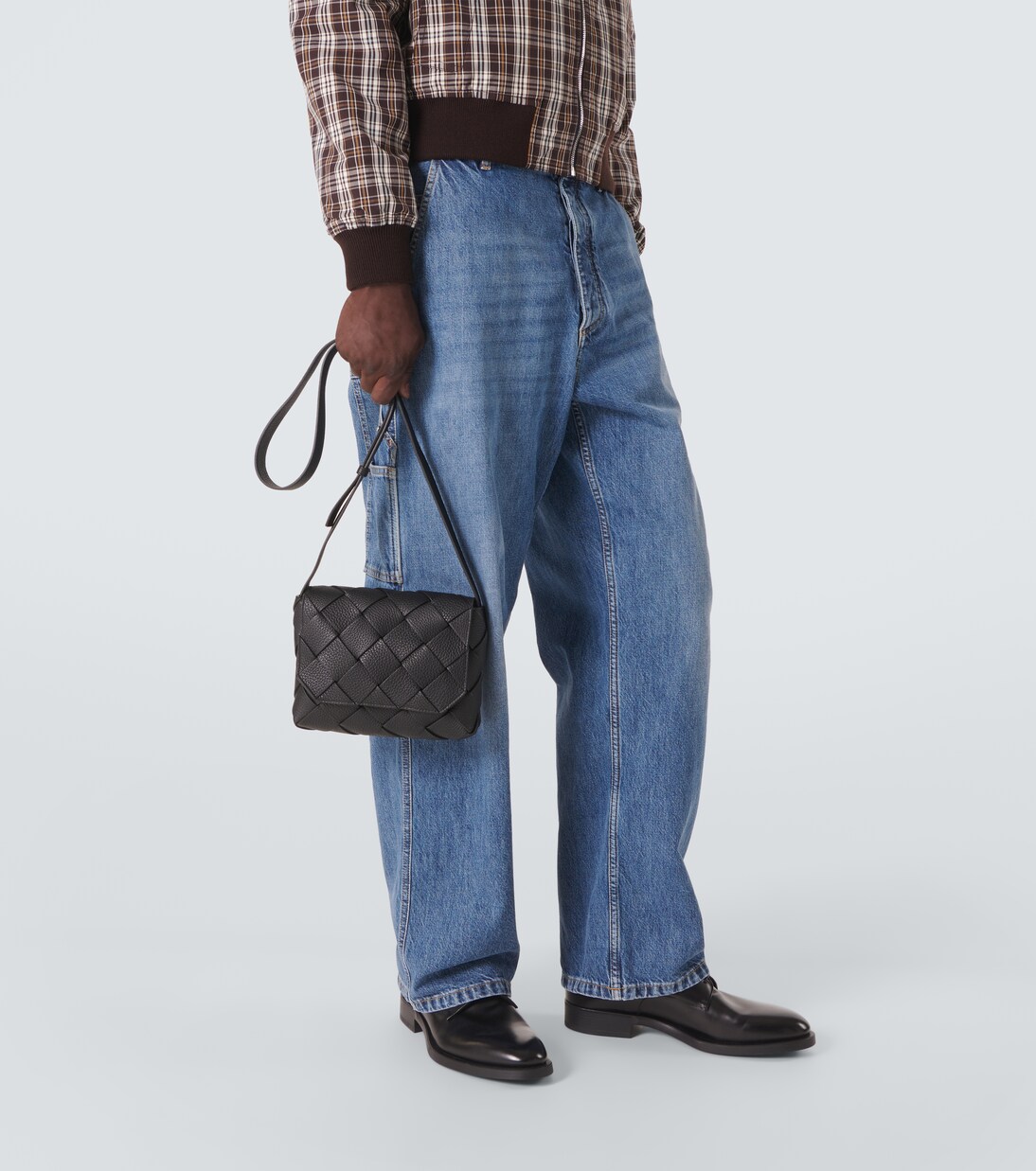 Diago Intreccio leather crossbody bag | Bottega Veneta