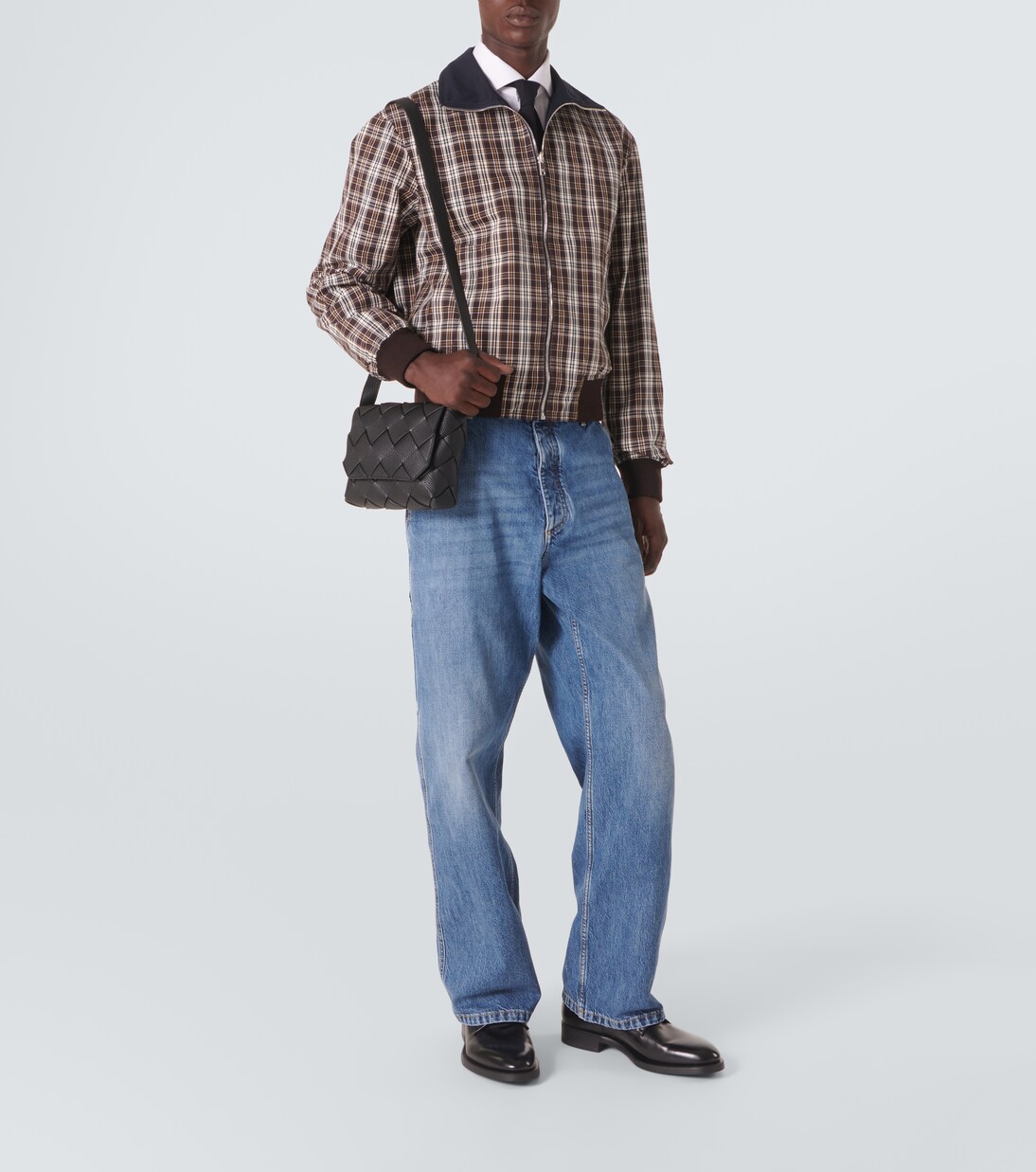 Diago Intreccio leather crossbody bag | Bottega Veneta