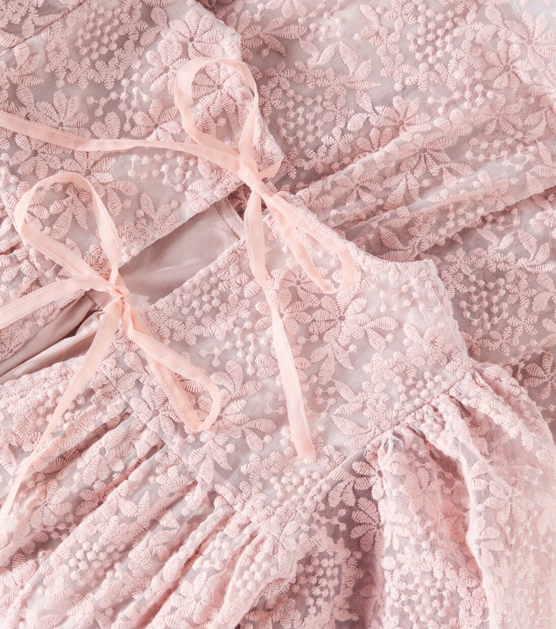 Robe brodée en coton mélangé | Petite Amalie  