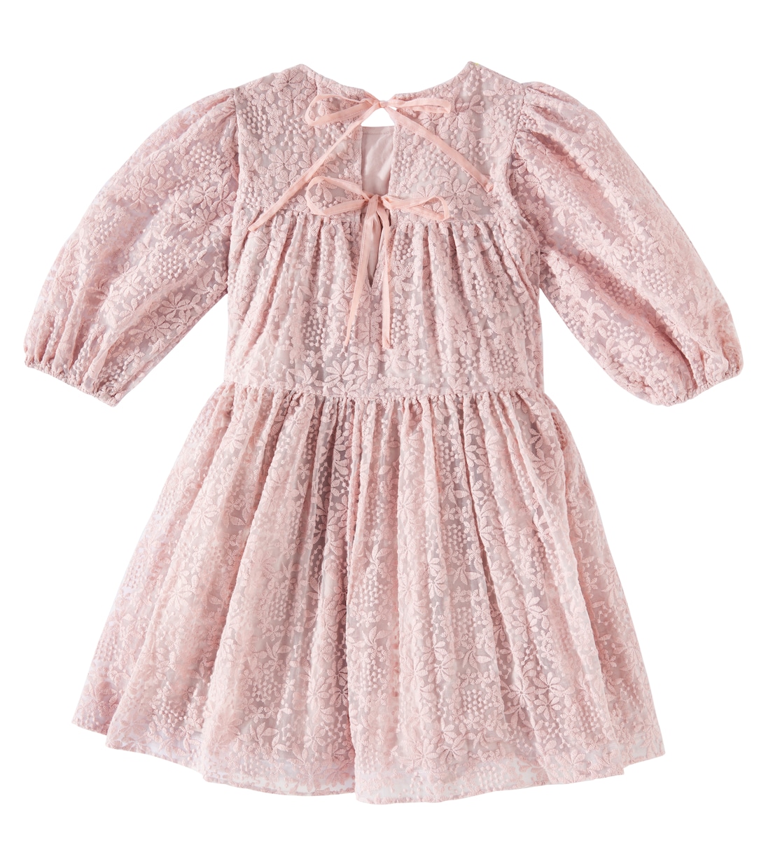 Robe brodée en coton mélangé | Petite Amalie  