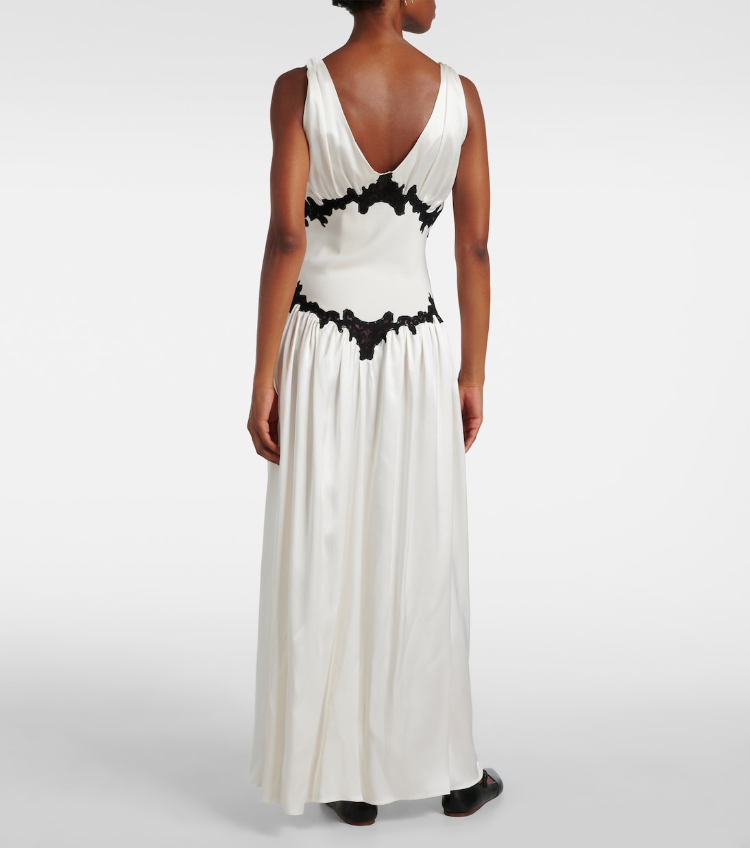 Abito lungo Highland in seta | Gabriela Hearst