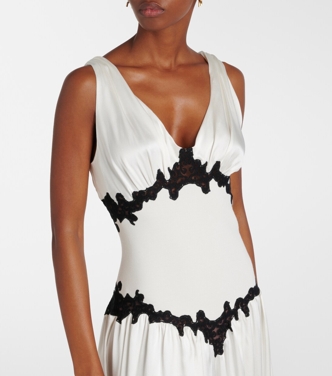 Abito lungo Highland in seta | Gabriela Hearst