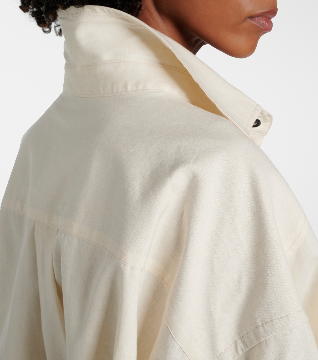 Camisa de lino y algodón | Bottega Veneta