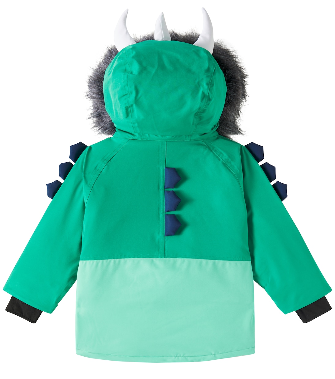 Dino faux fur-trimmed ski jacket | Roarsome