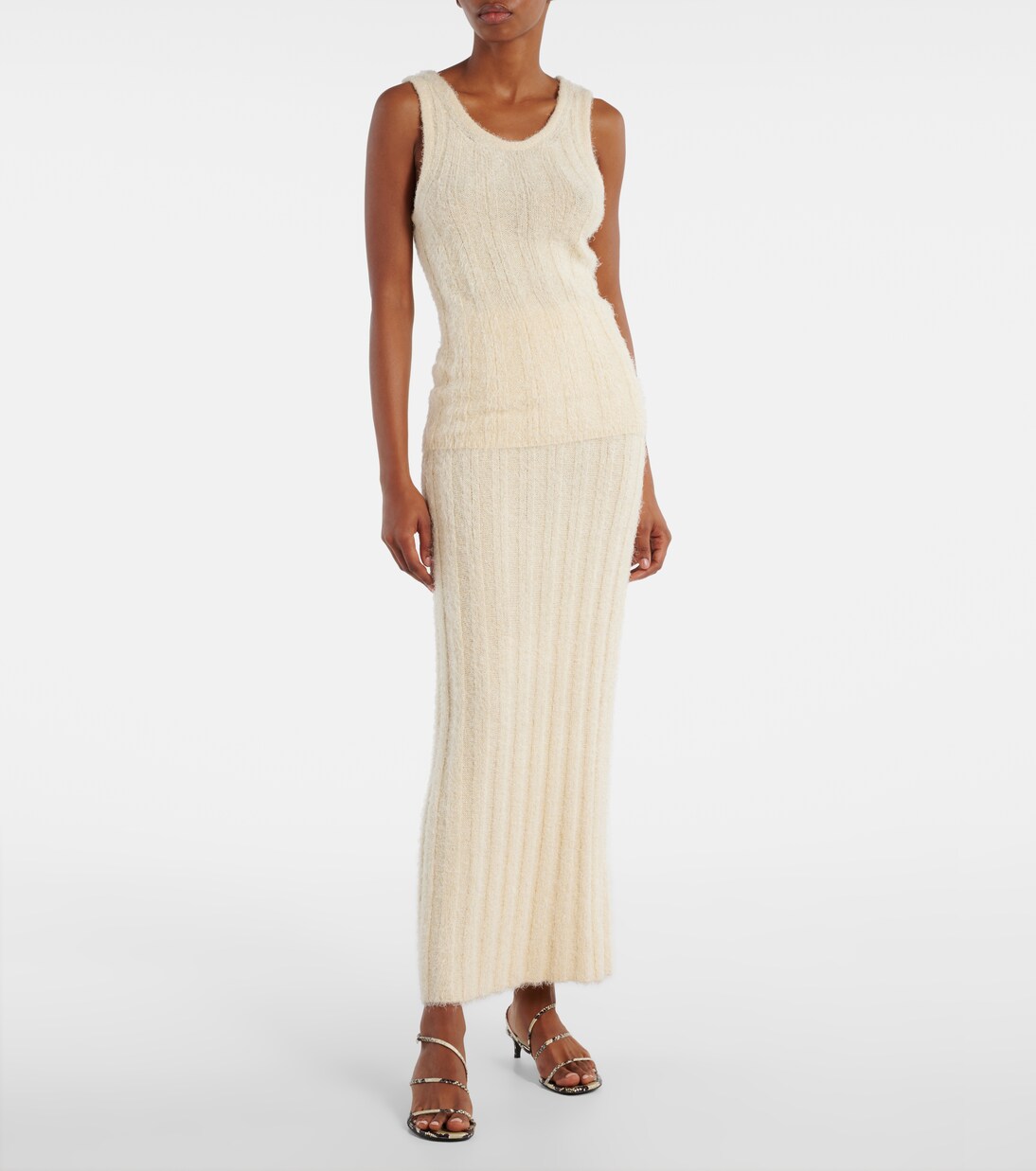 Maxirock Claire aus Seide und Kaschmir | Khaite