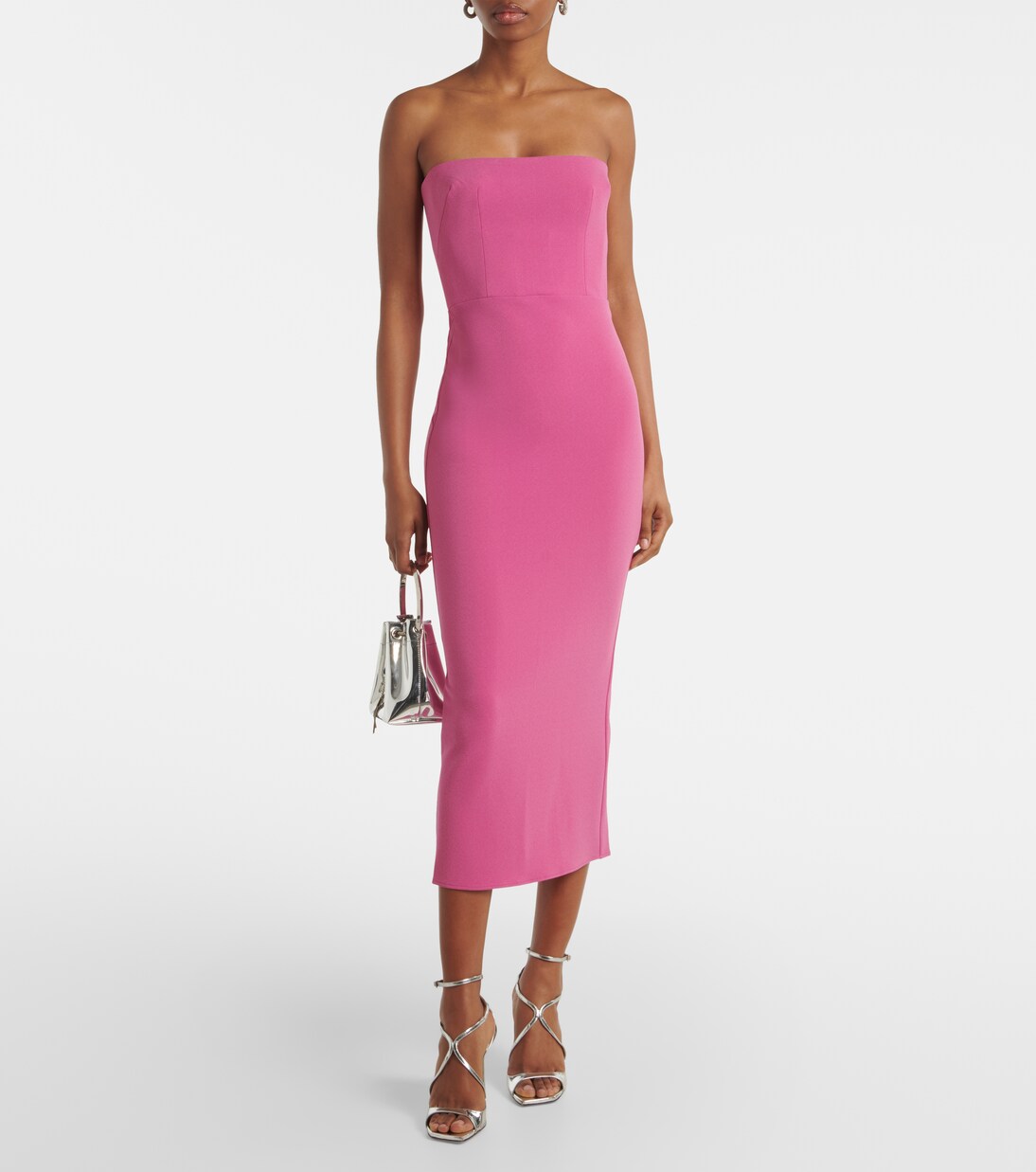 Robe midi bustier | Alex Perry