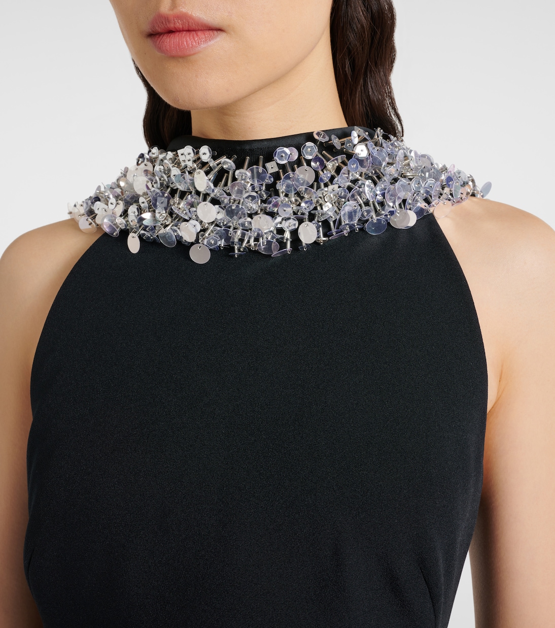 Holli embellished crêpe and satin gown | Safiyaa