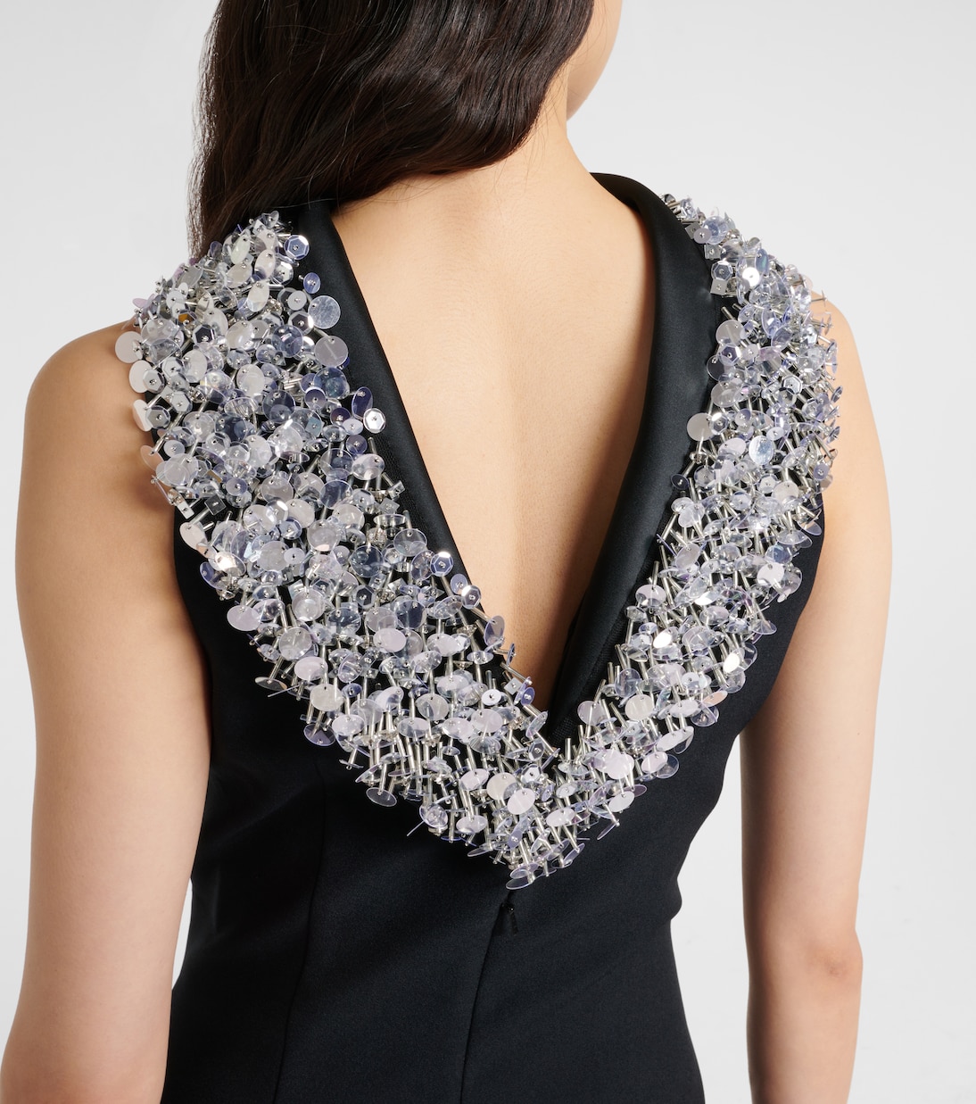 Holli embellished crêpe and satin gown | Safiyaa