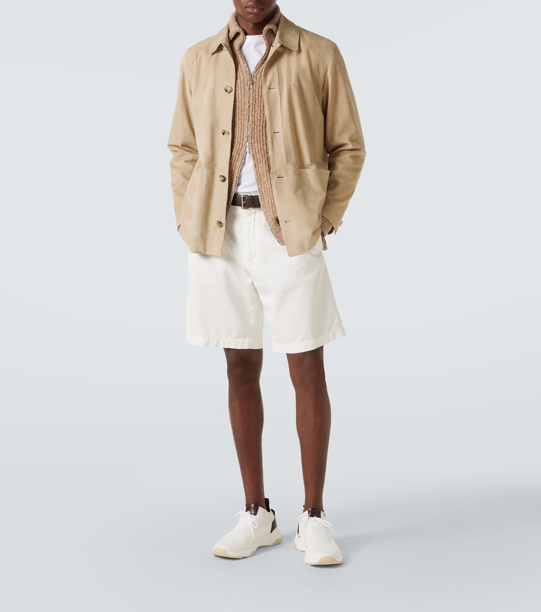 Zapatillas Shadow de punto con piel | Berluti