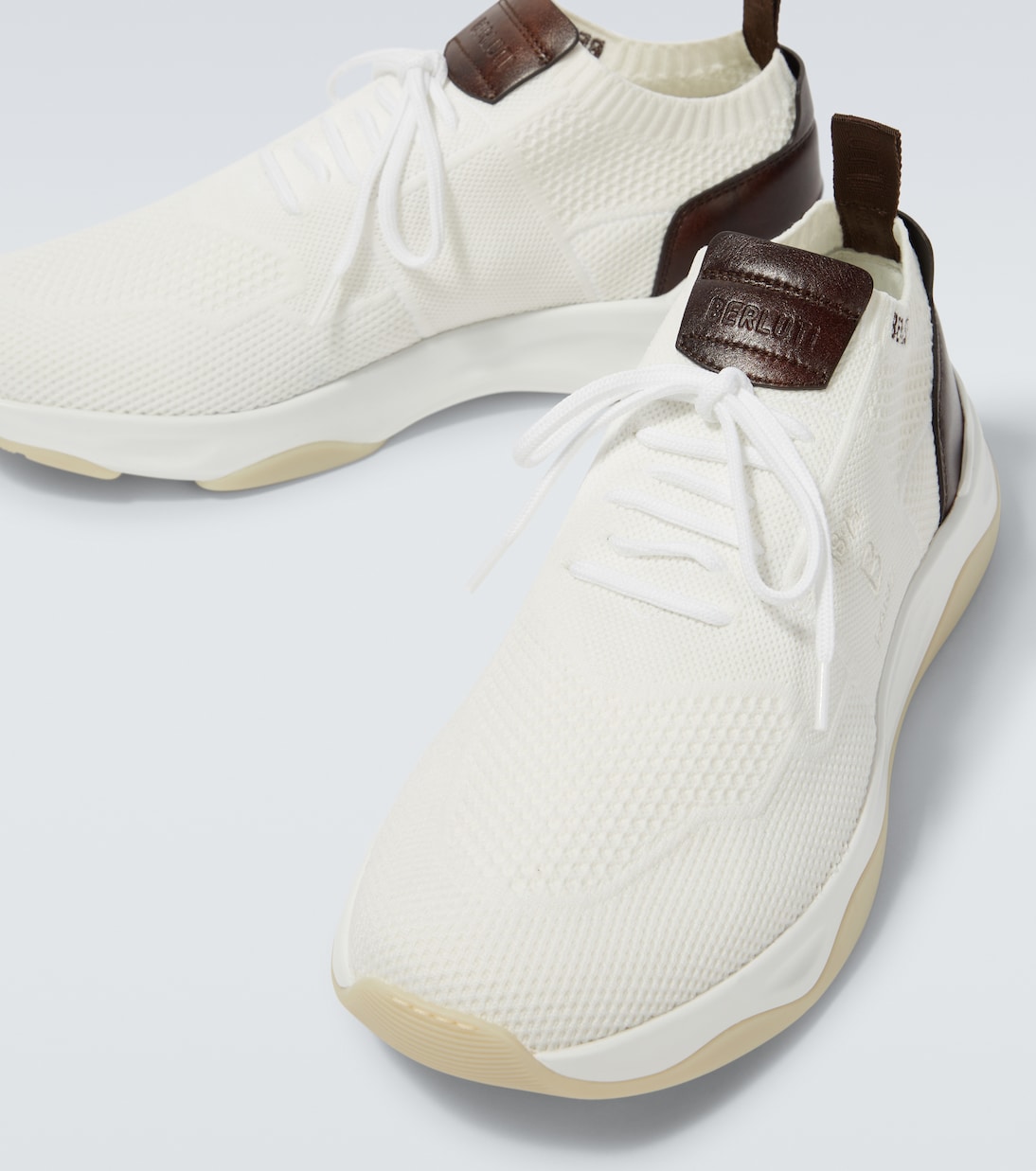 Zapatillas Shadow de punto con piel | Berluti