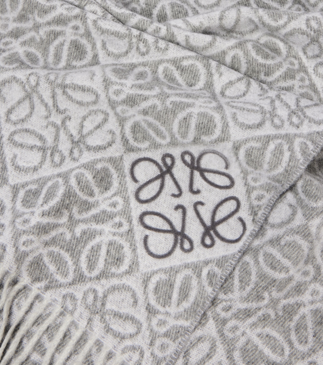 Anagram wool and cashmere scarf | Loewe