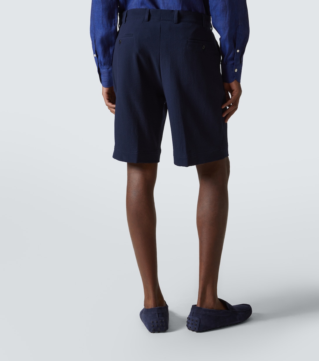 Shorts aus Seersucker | Rubinacci