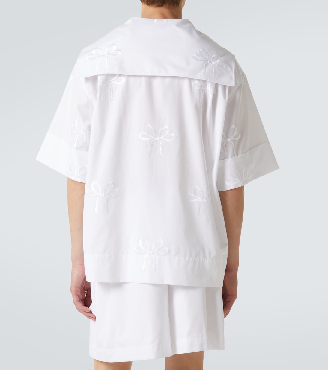 Camicia in cotone con ricamo | Simone Rocha