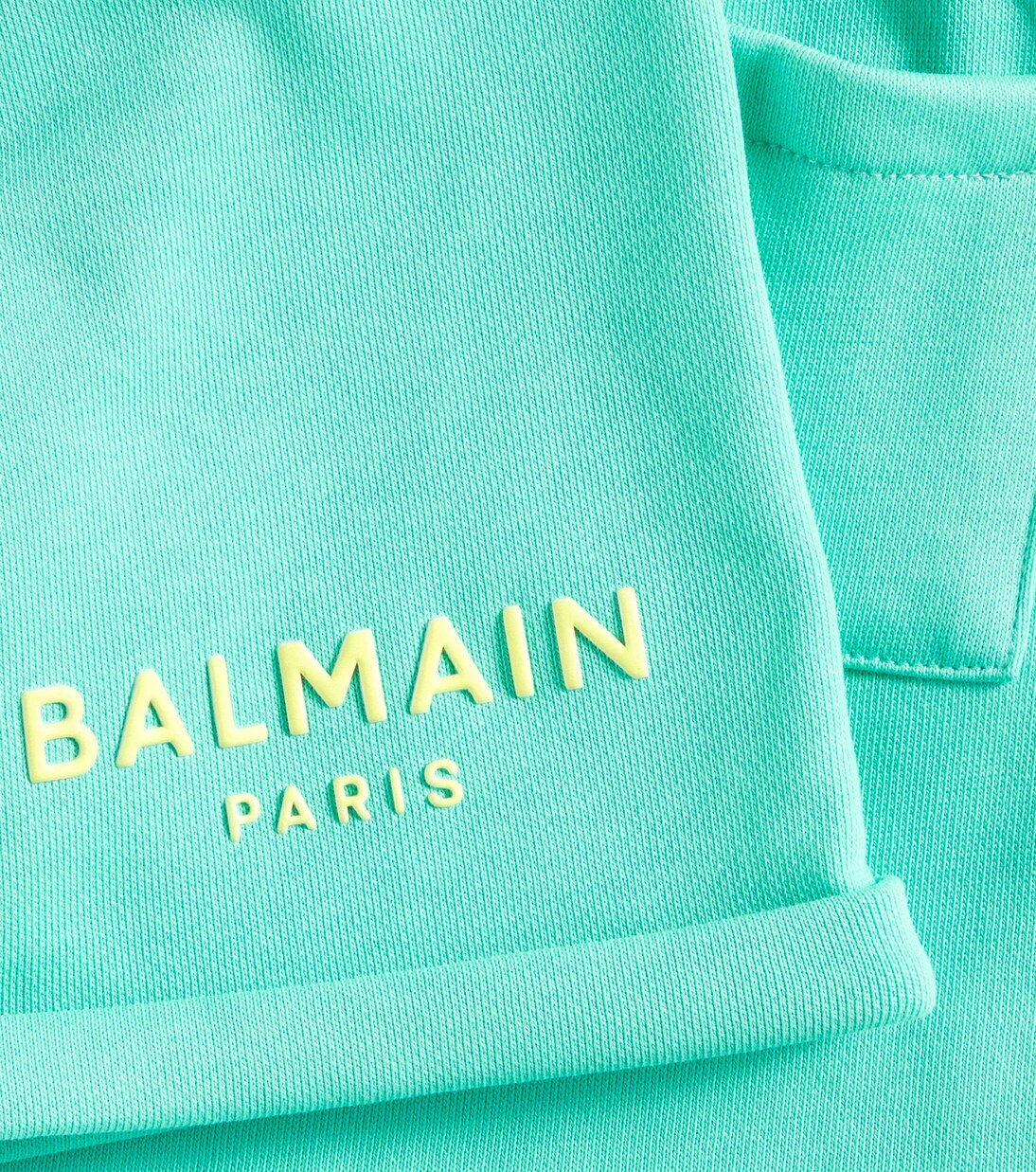 Baby cotton jersey sweatshorts | Balmain Kids
