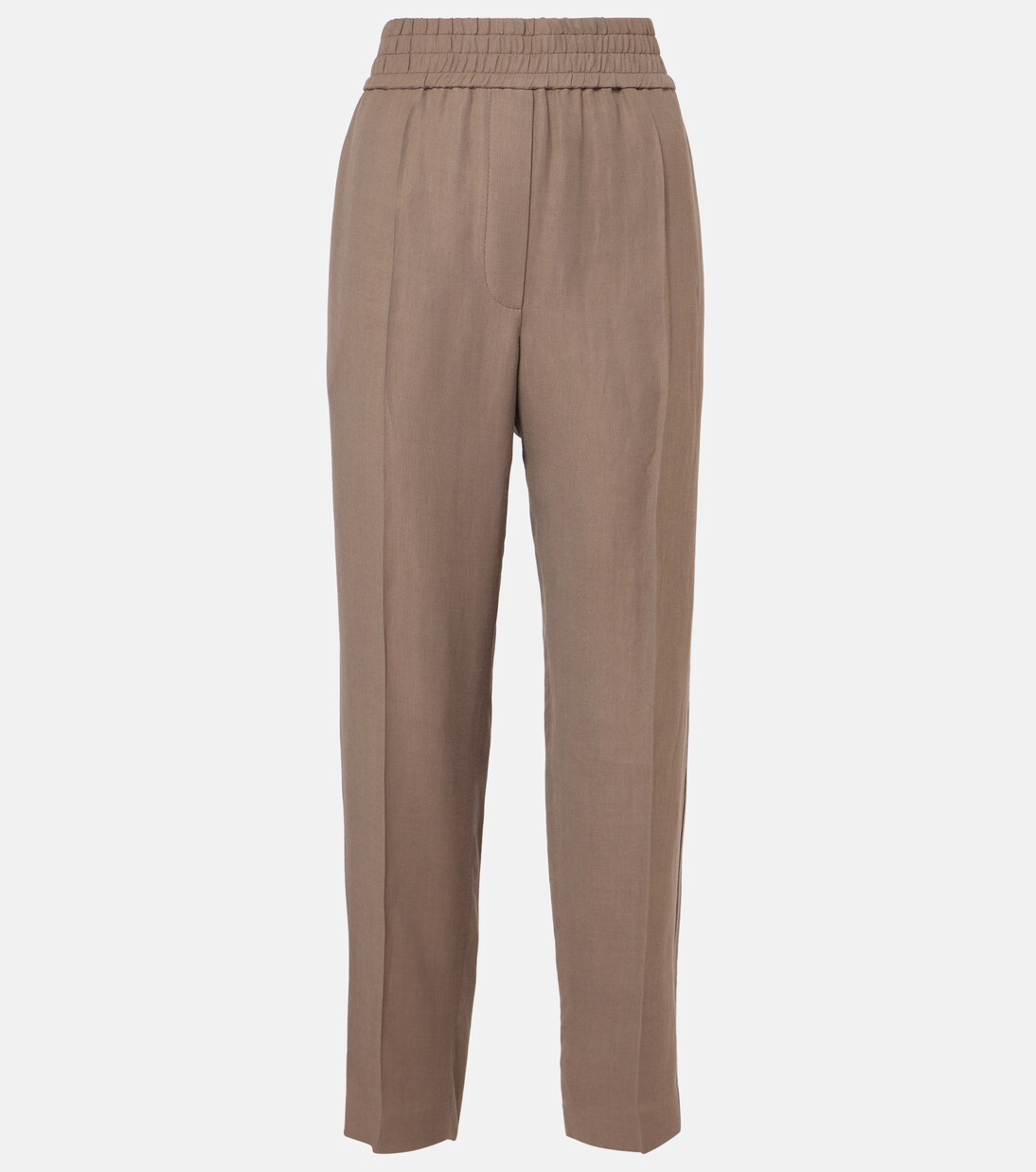 Gerade Mid-Rise-Hose | Brunello Cucinelli