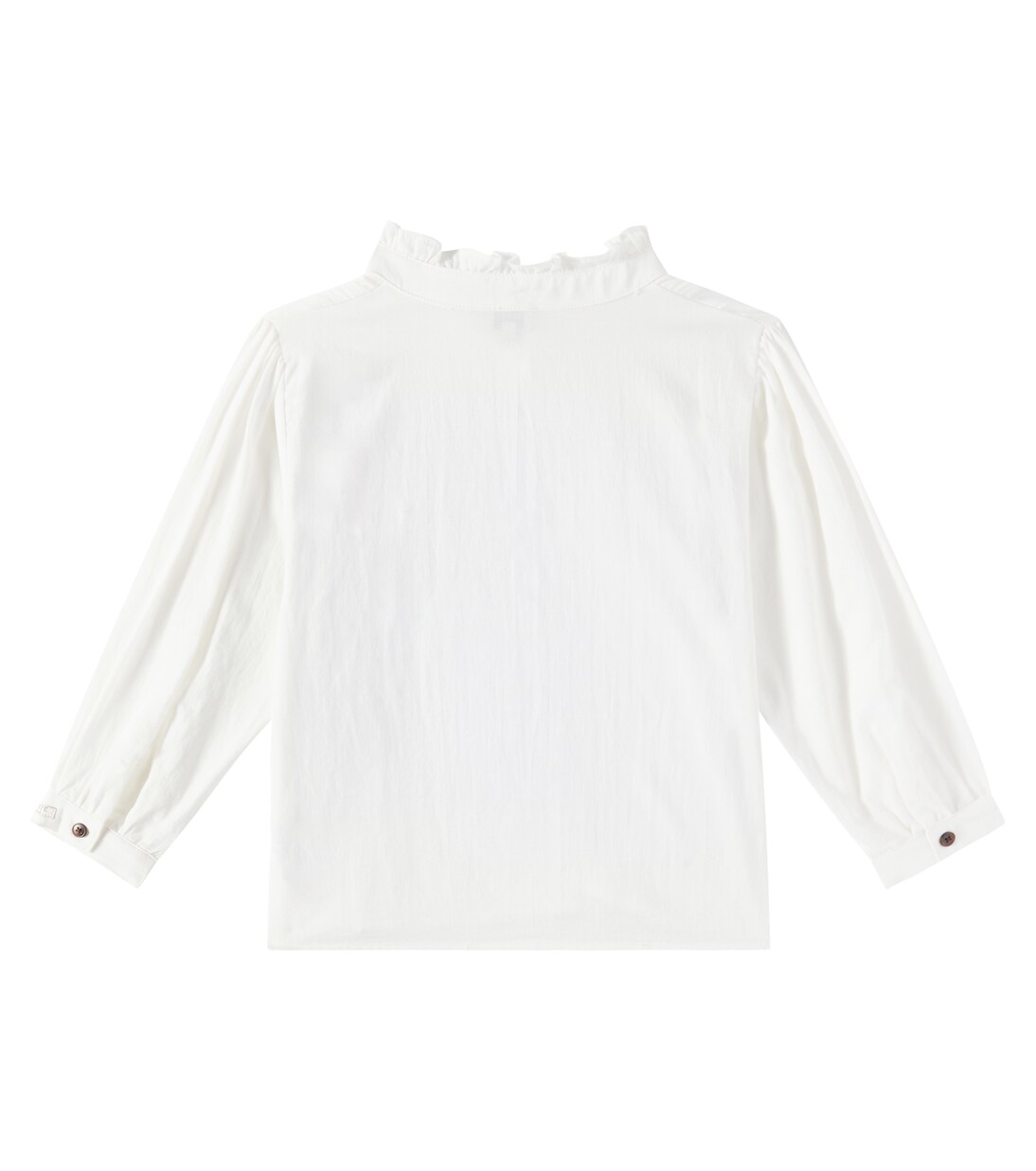 Fini ruffled cotton blouse | Donsje