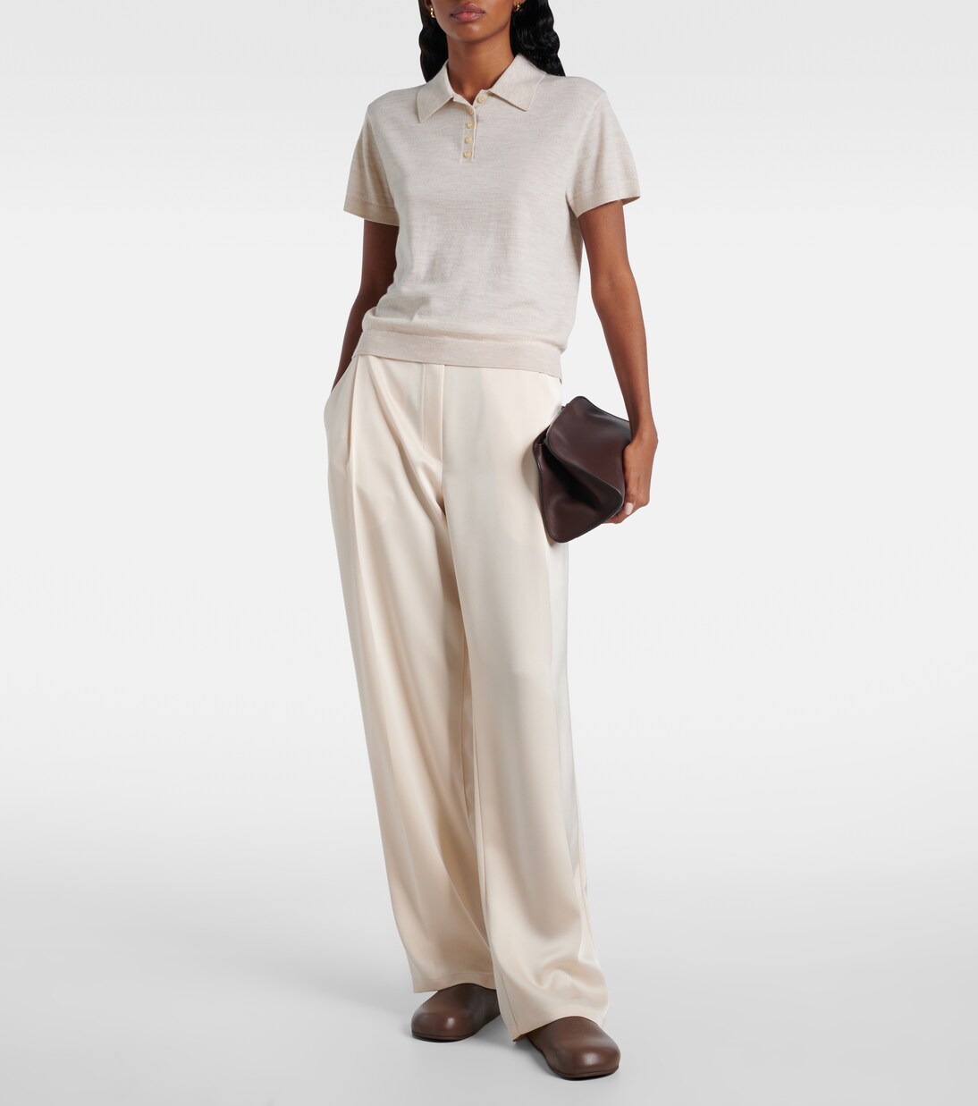 James wool polo shirt | Leset