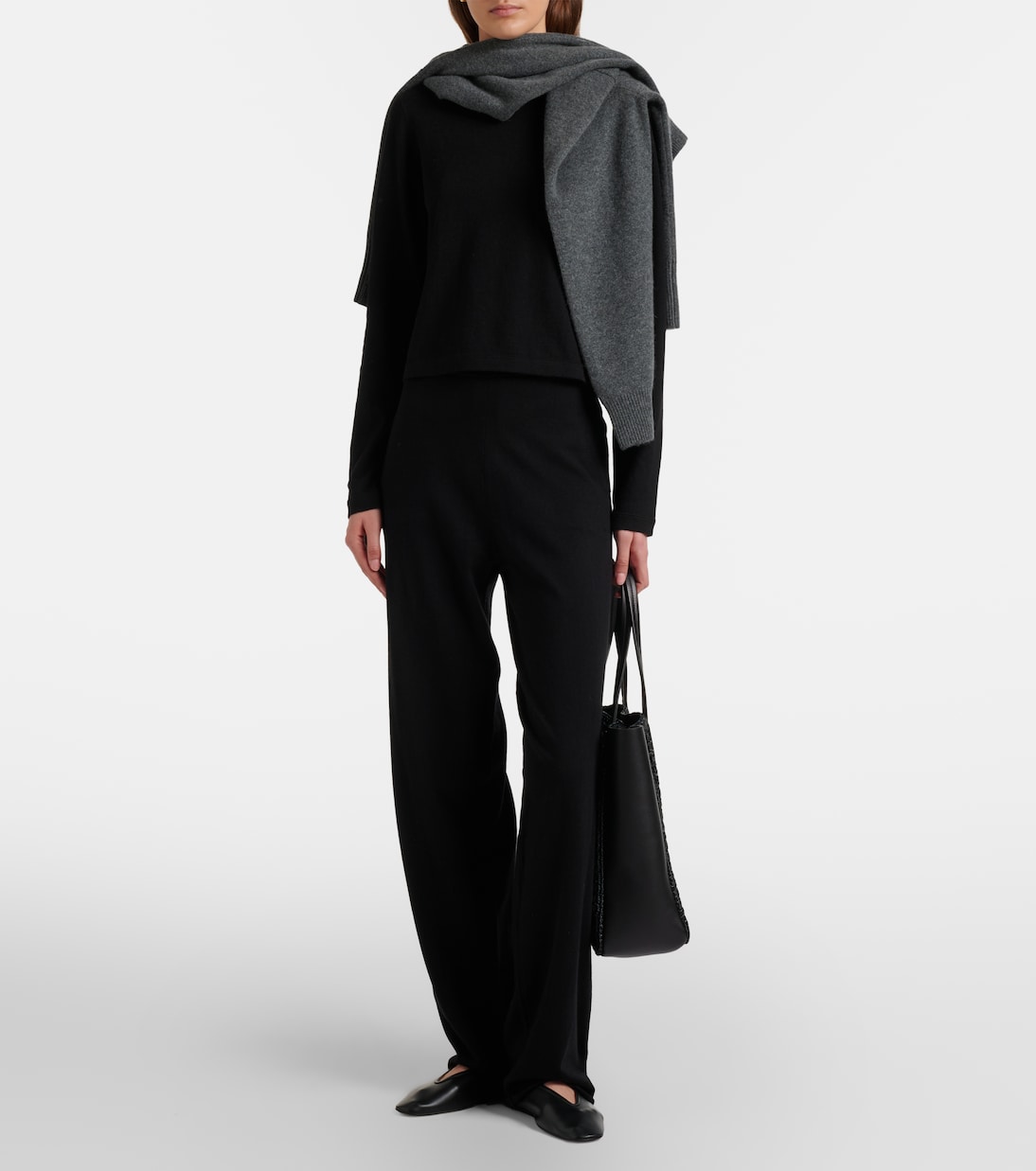 Hose N°353 Relax aus Baumwolle und Kaschmir | Extreme Cashmere