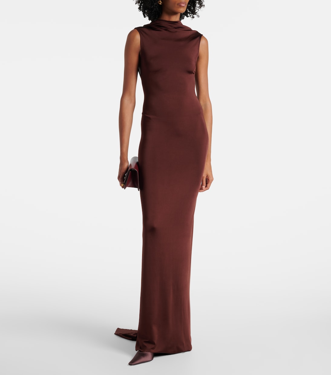 Draped jersey gown | Victoria Beckham