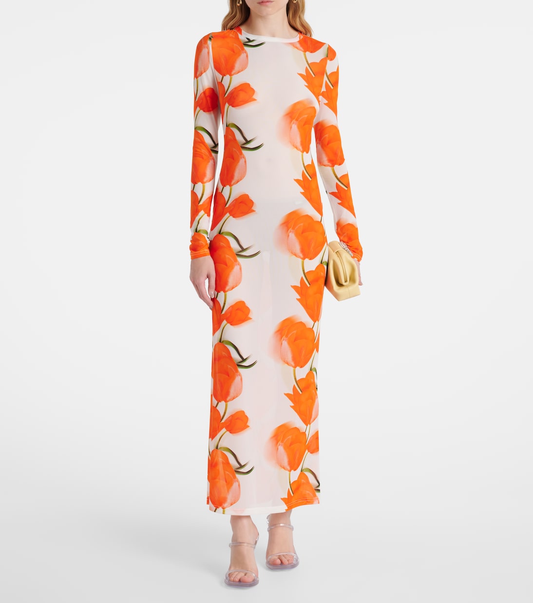 Vestido largo Selene floral | Alexandra Miro