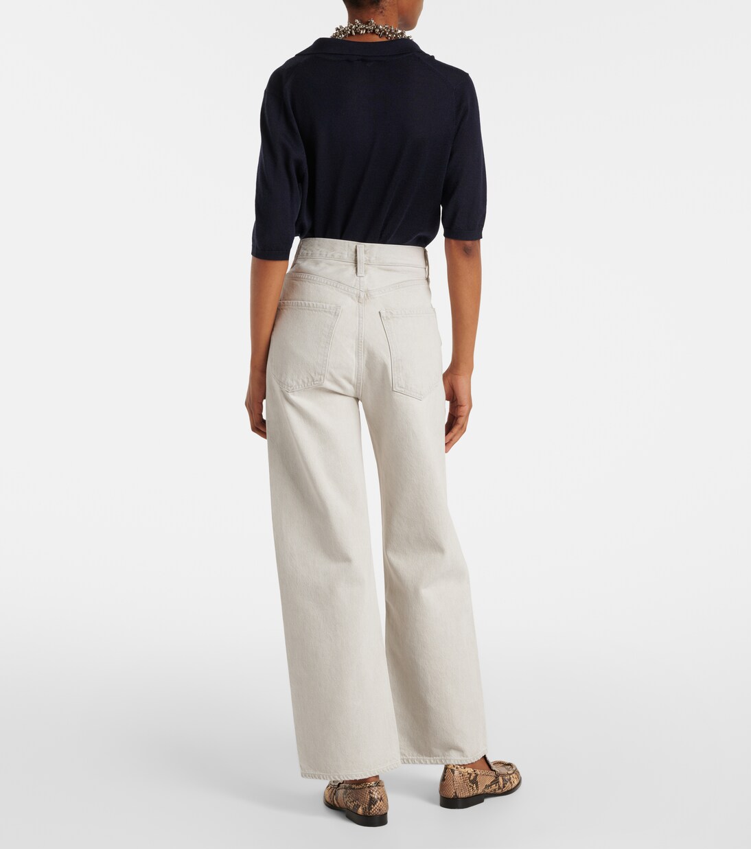 High-Rise Wide-Leg Jeans Ren | Agolde