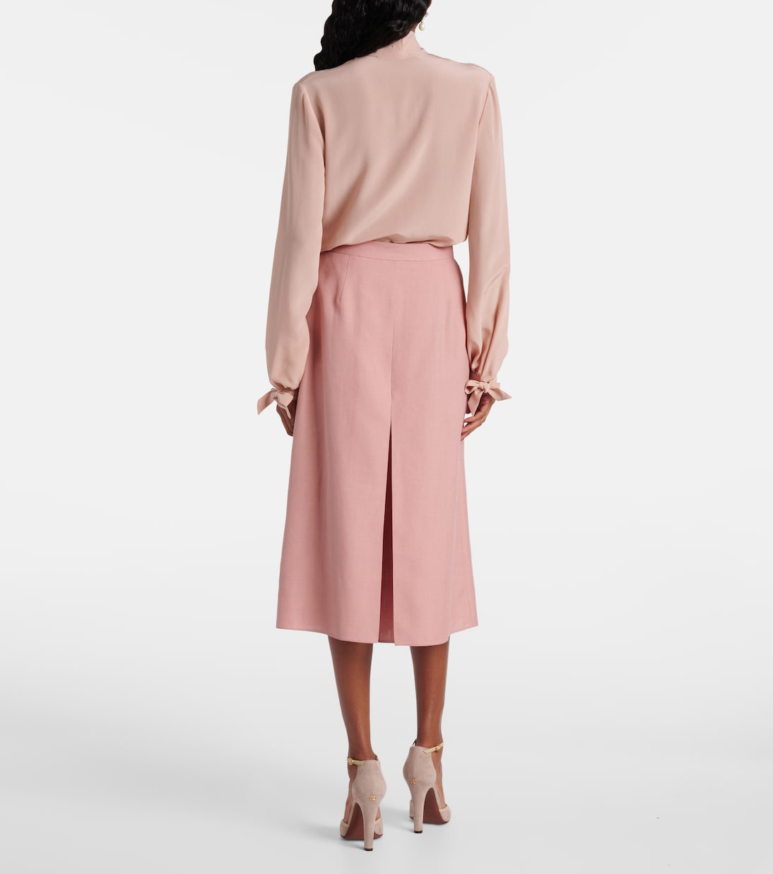 High-rise wide-leg skort | Valentino
