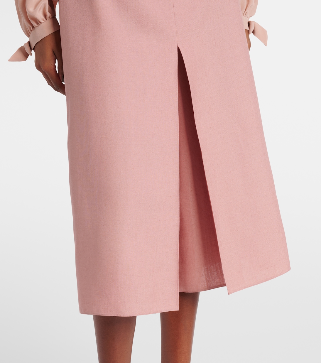 High-rise wide-leg skort | Valentino