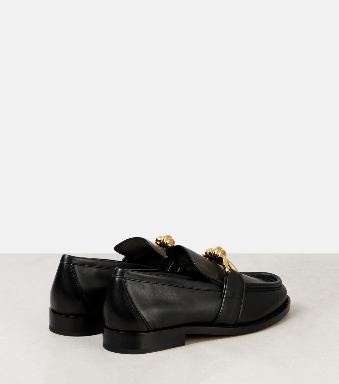 Astaire Knot leather loafers | Bottega Veneta