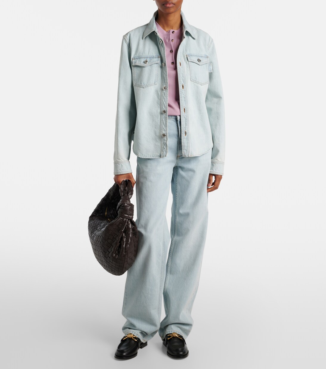 Astaire Knot leather loafers | Bottega Veneta