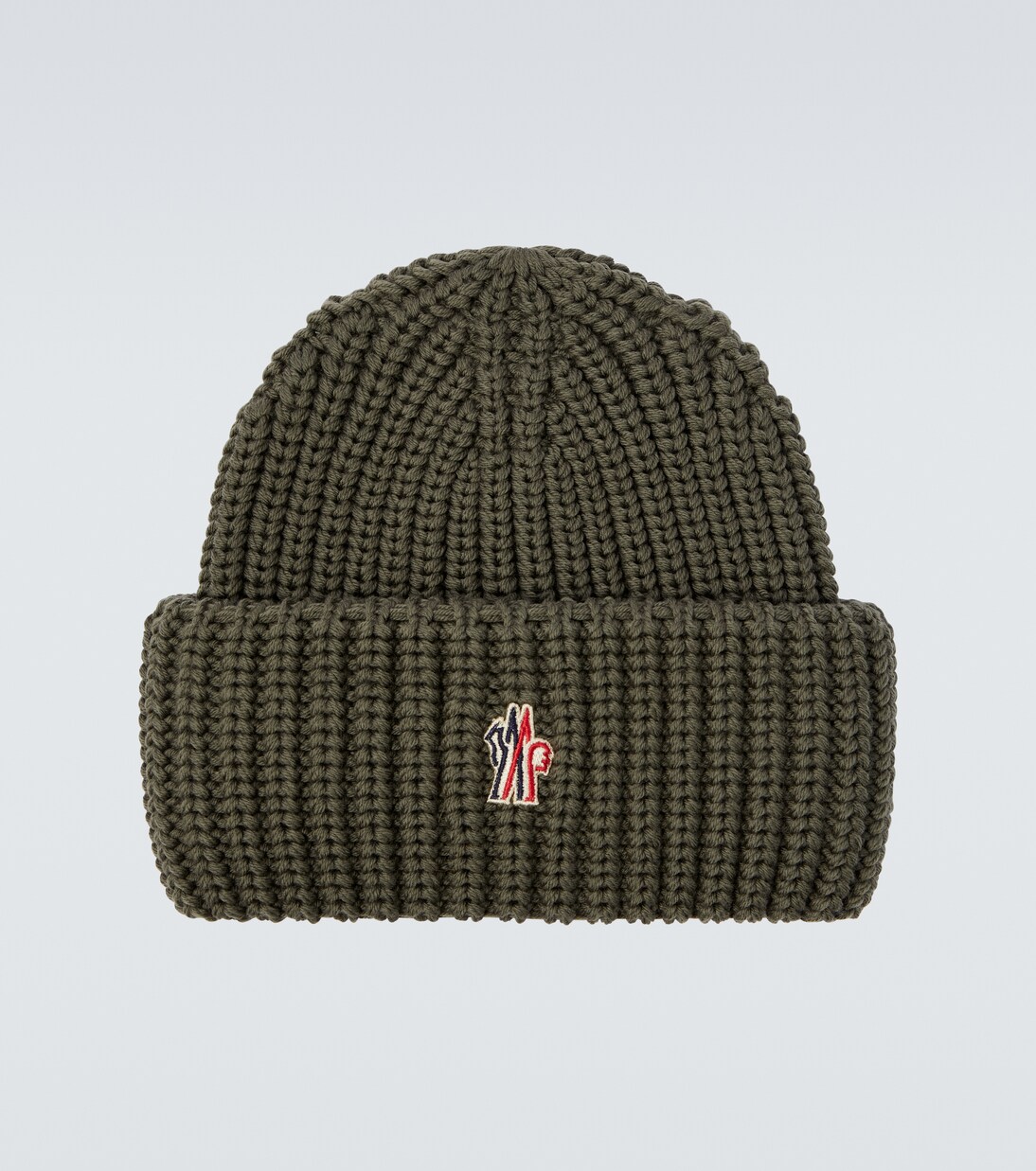 Ribbed-knit virgin wool beanie | Moncler Grenoble