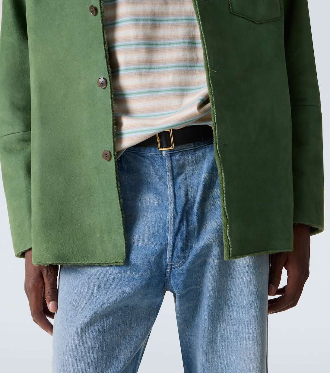 Leather belt | Auralee