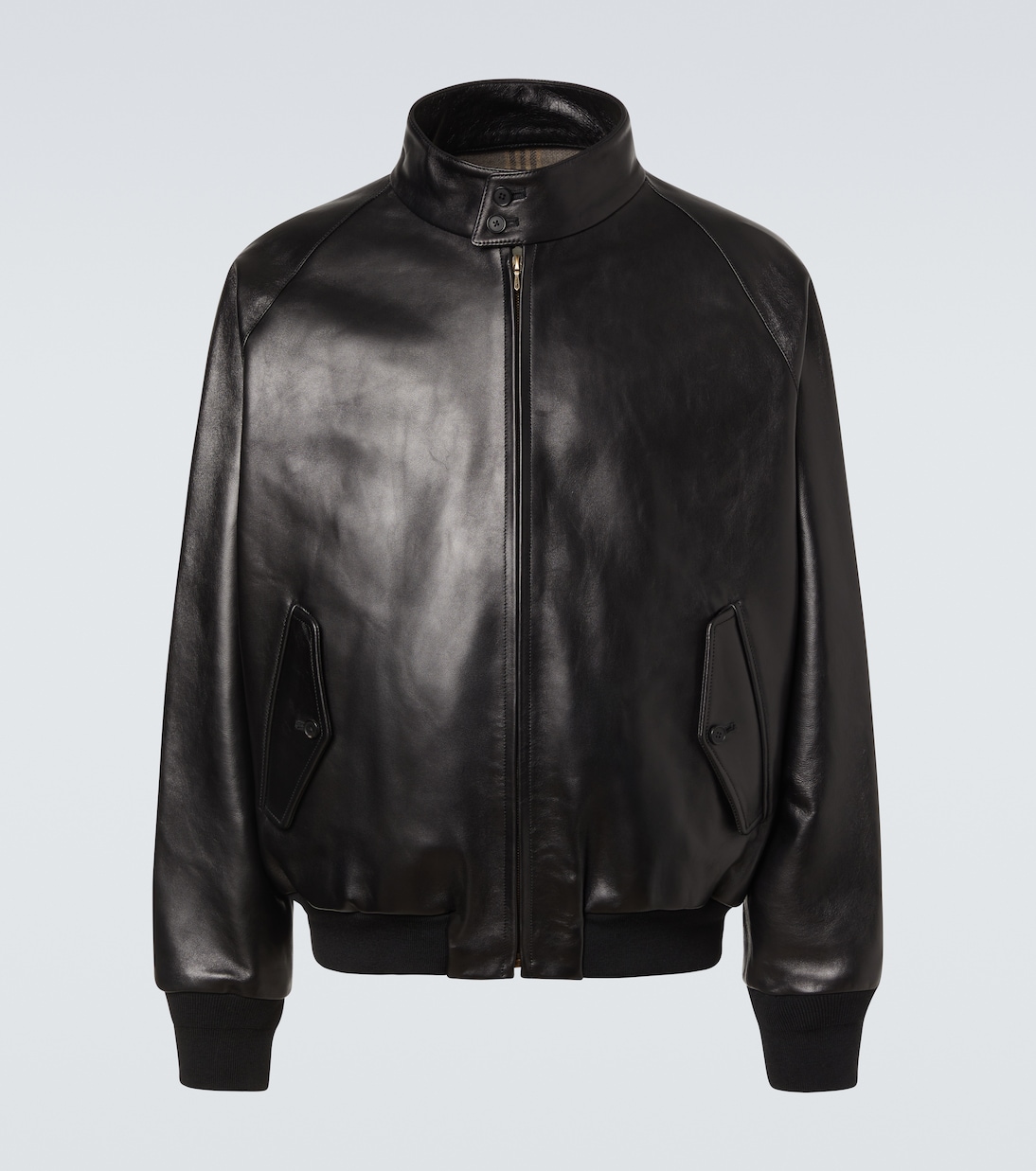 Leather bomber jacket | A.Presse