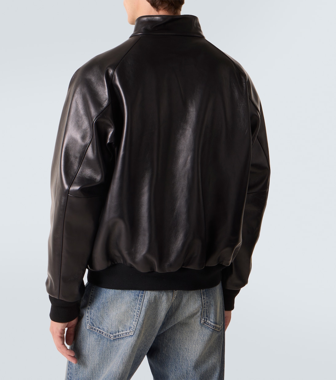 Leather bomber jacket | A.Presse