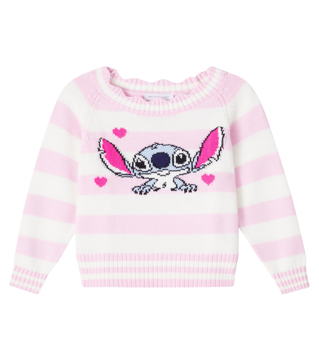 x Disney® Stitch striped sweater | Monnalisa